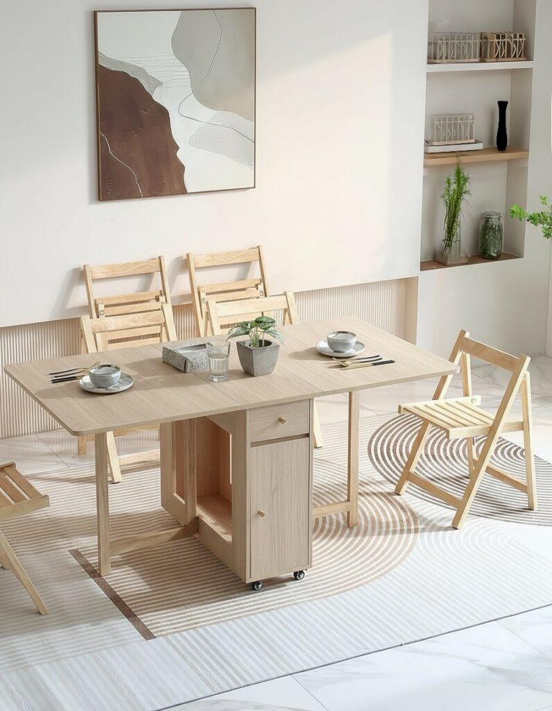 Folding Dining Table extendable