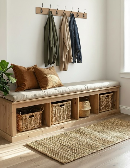 hallway storage ideas