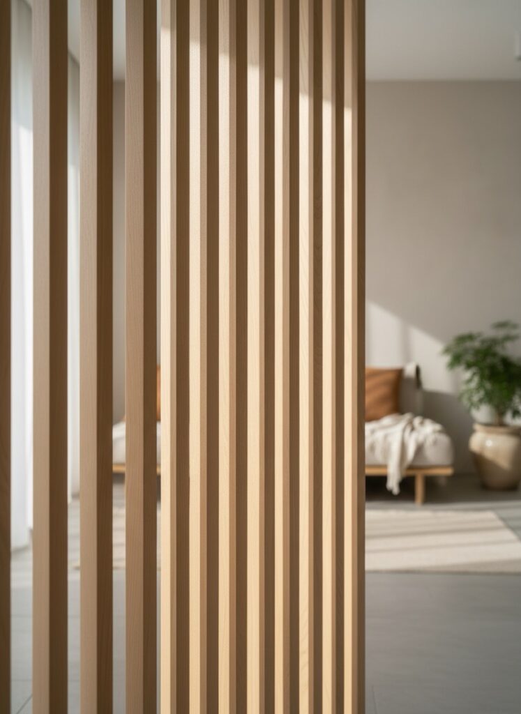 partition designs between living dining