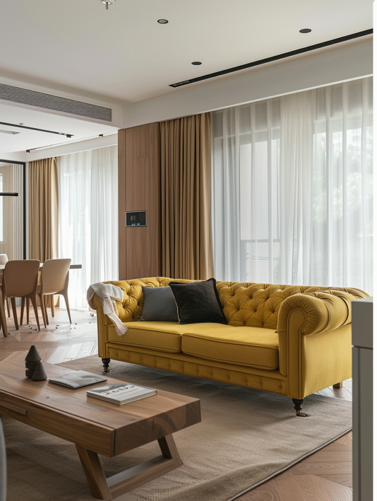 Yellow Chesterfield Sofa Ideas