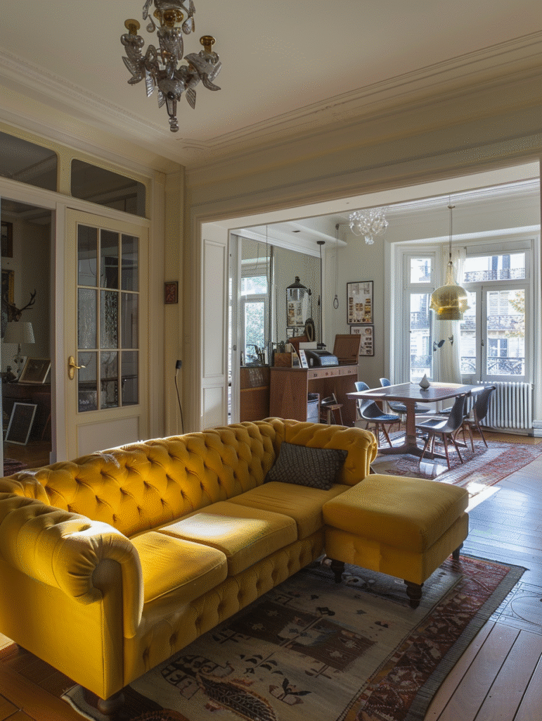 Yellow Chesterfield Sofa Ideas