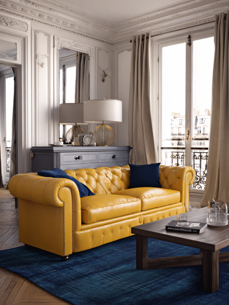 Yellow Chesterfield Sofa Ideas