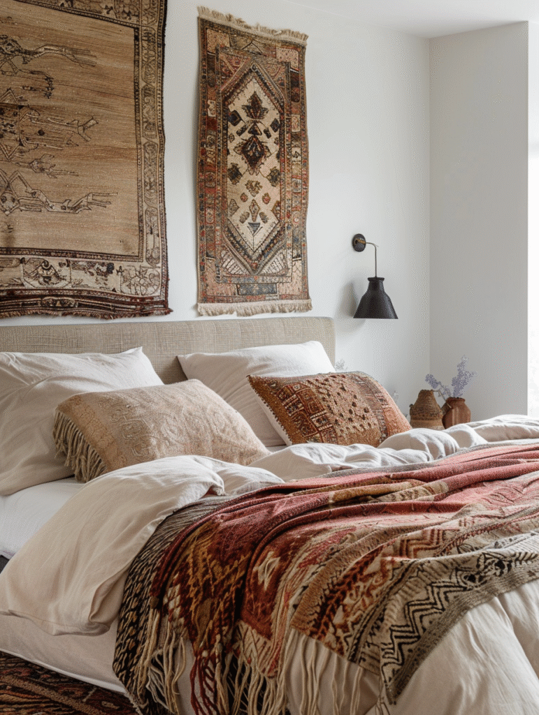 decorating the wall behind your headboard