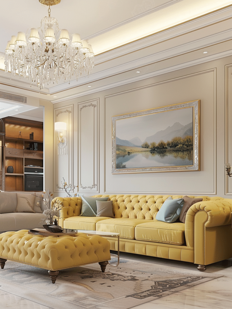 Yellow Chesterfield Sofa Ideas