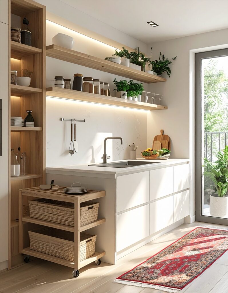 small kitchen storage ideas on a budget