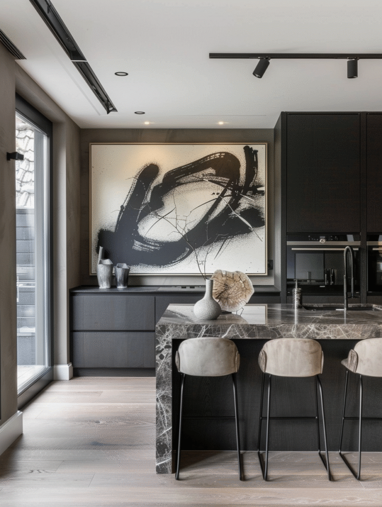 dark kitchen decor ideas