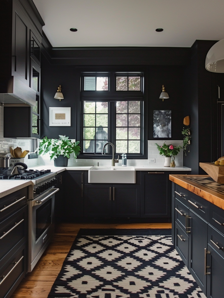 dark kitchen decor ideas