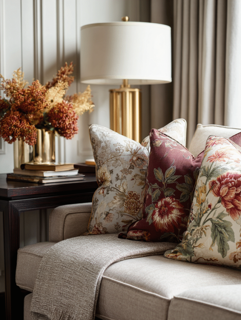 burgundy interior detail