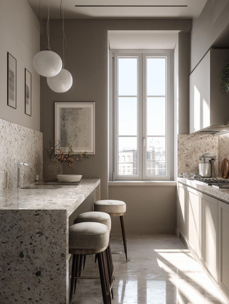 Natural cloud dancer kitchen