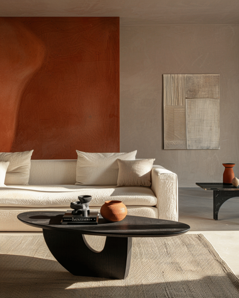 colorblock living room minimalist