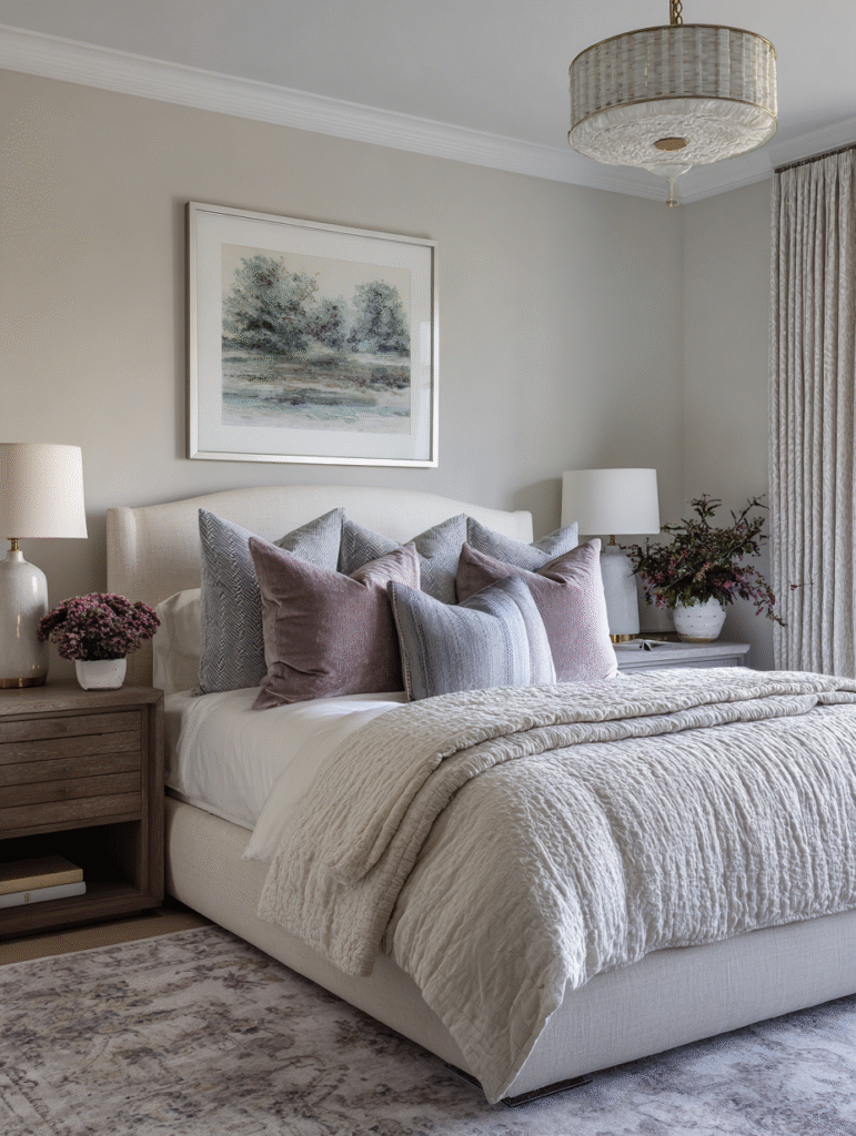 expensive looking bedroom