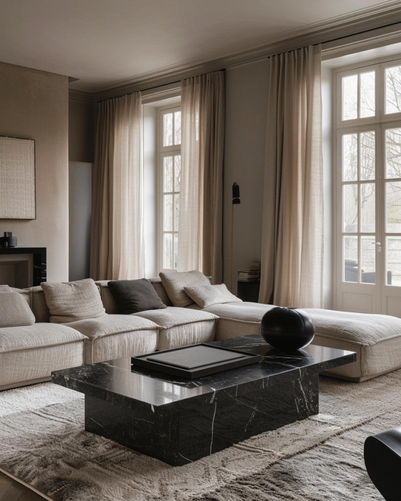 contrast living room