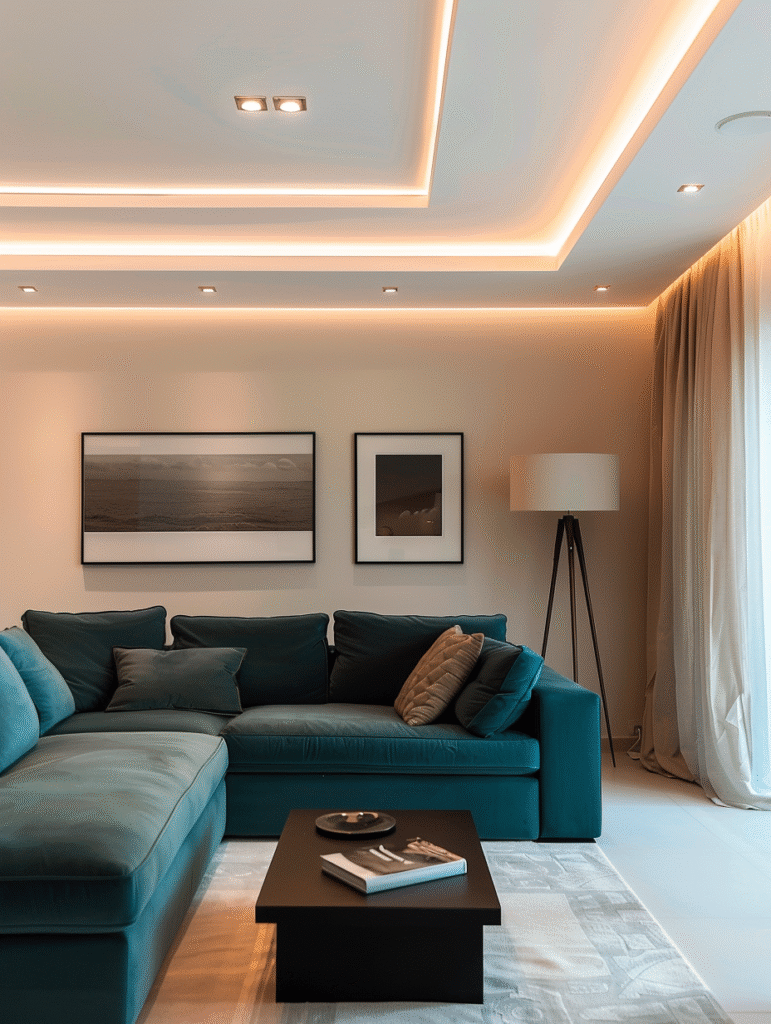 calm lighting modern apartment