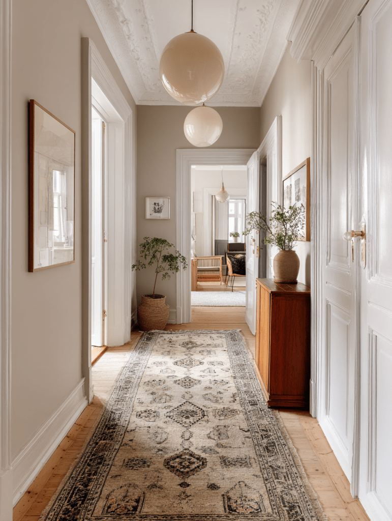 rug hallway