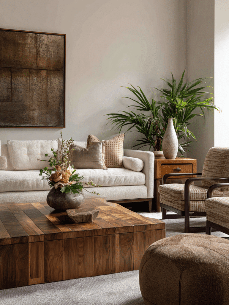 chic cozy living room