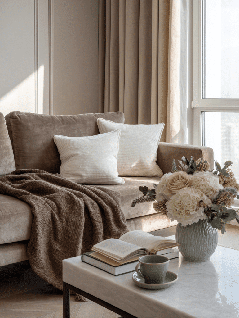 lived in cozy living room