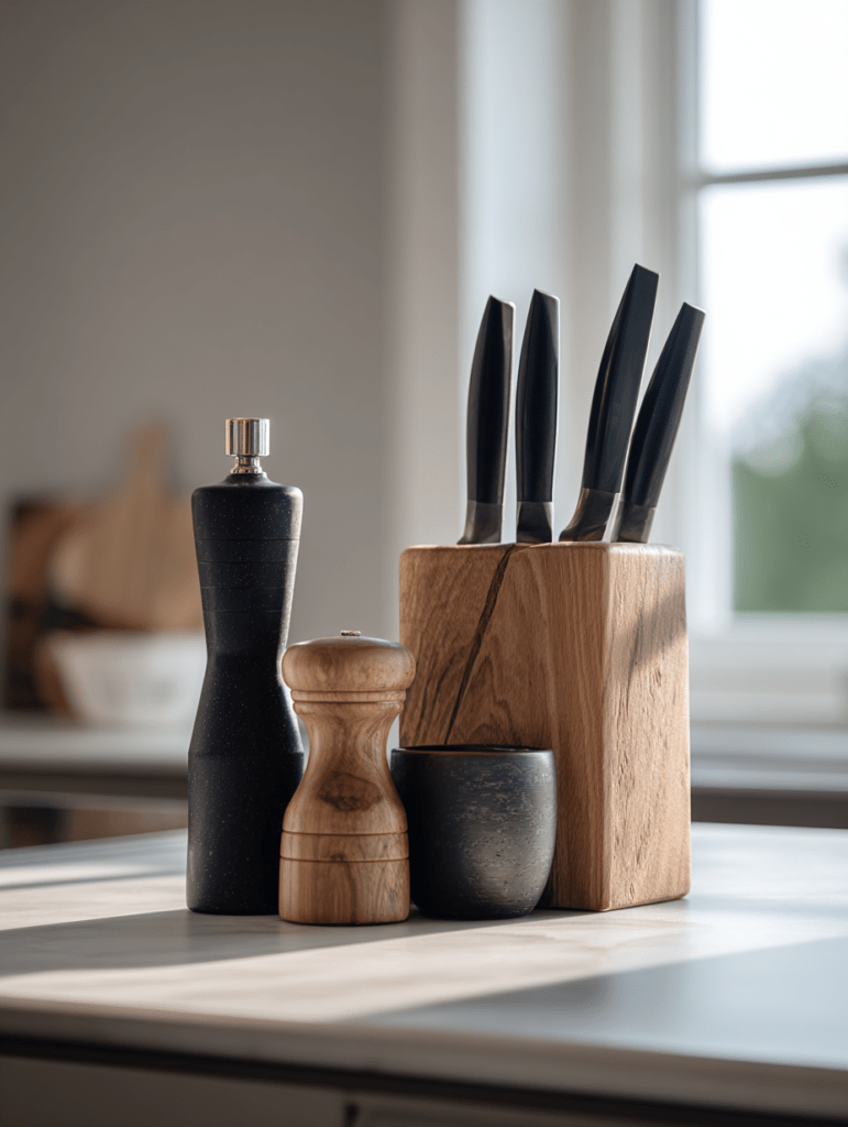 kitchen counter decor