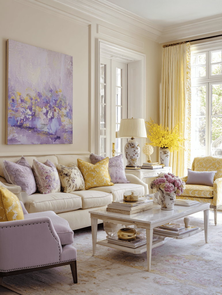yellow lilac decoration
