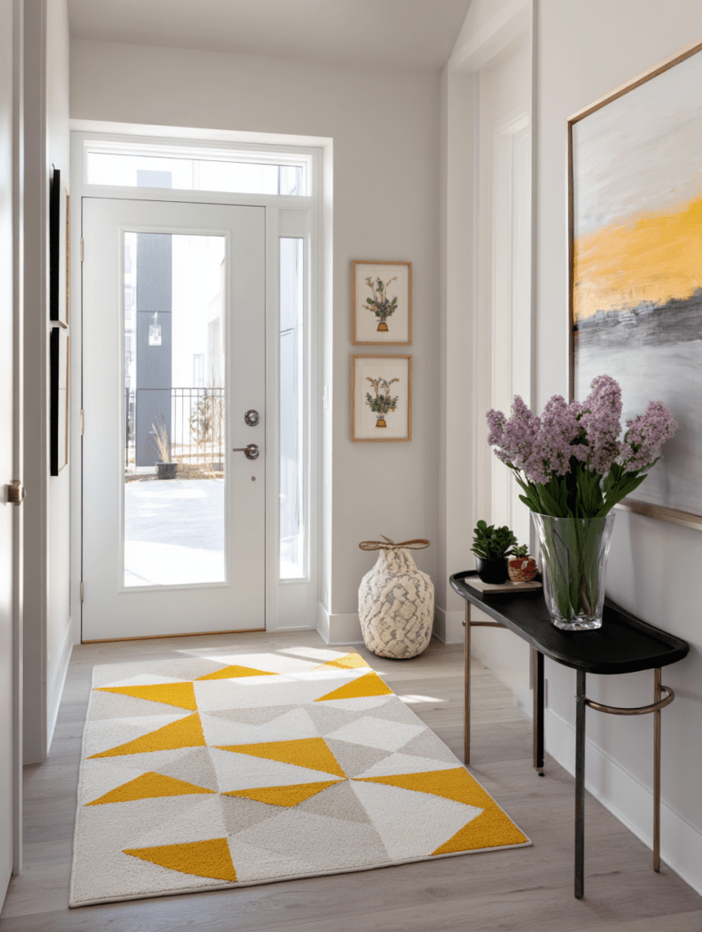 yellow lilac interior