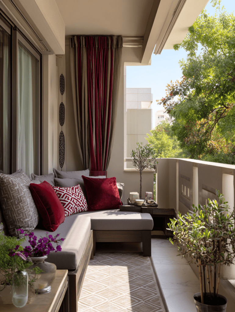 cozy balcony