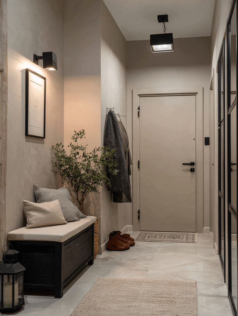 beige entryway