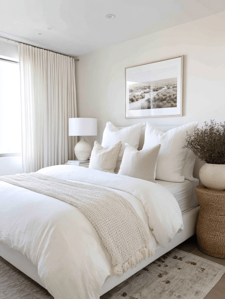 clean bedroom