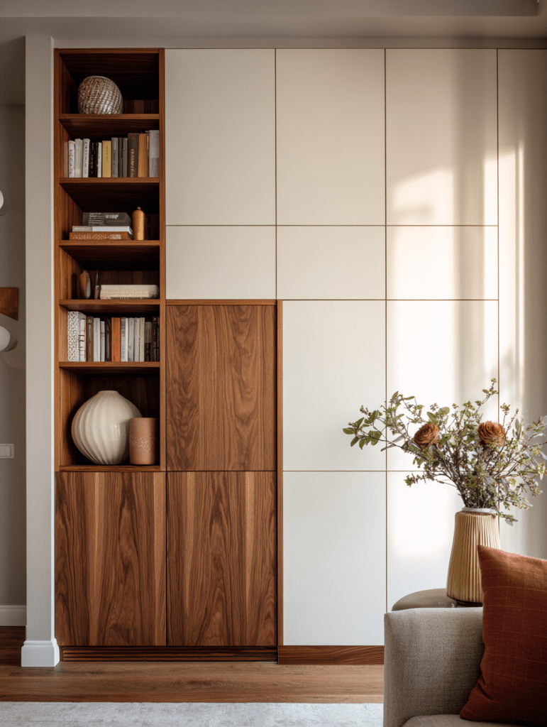closed cabinets clean interior