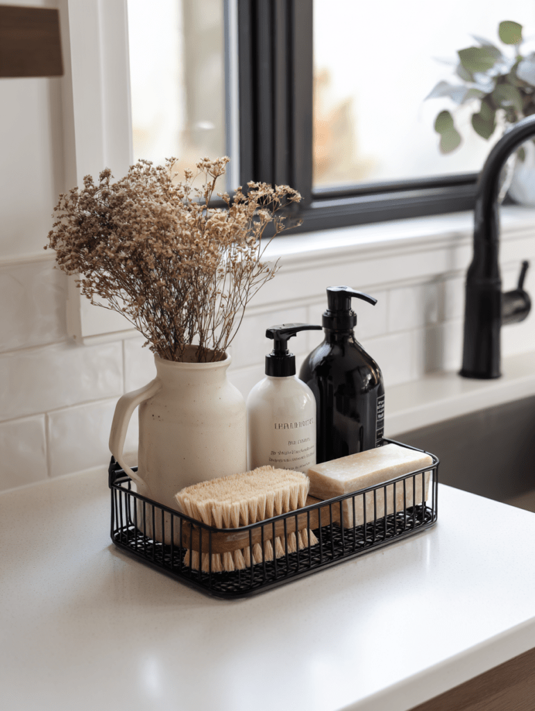 kitchen organization sink