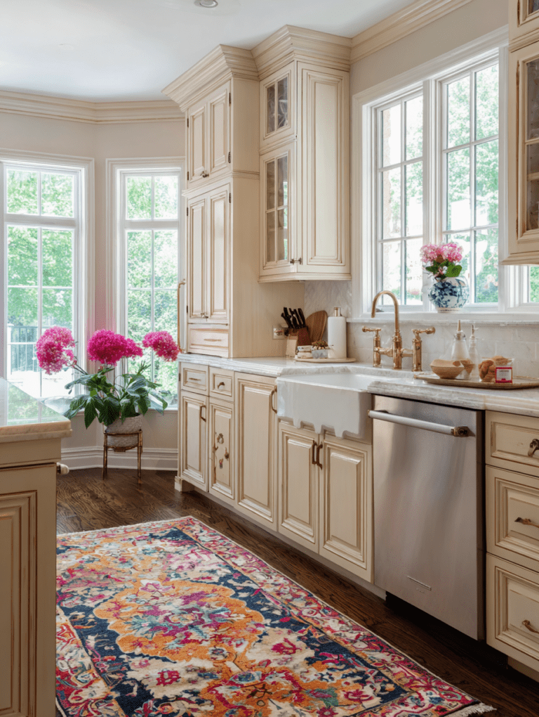 kitchen with plants