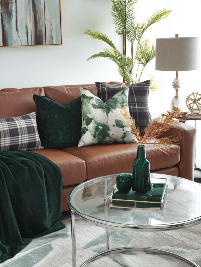 throw pillow decoration idea